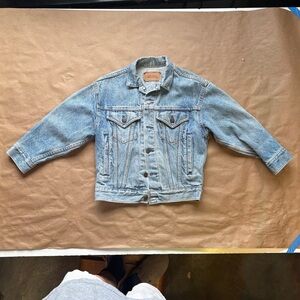 Vintage Levi’s made in USA Jean Jacket, 100% cotton, used good condition